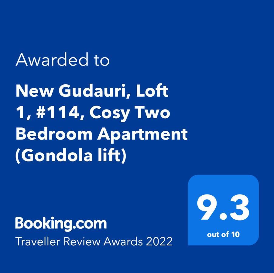 New Gudauri, Loft 1, #114, Cosy Apartment -Gondola Lift Esterno foto